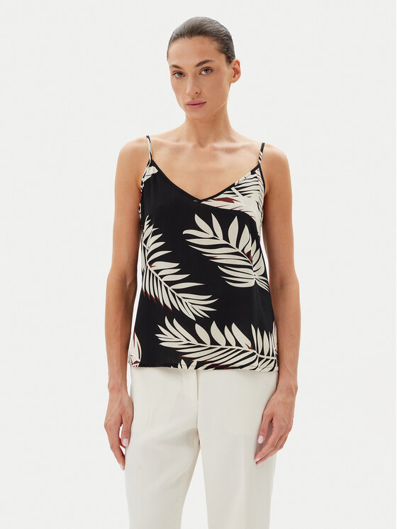 Vero Moda топ Easy Joy 10297362 Черен Regular Fit за Жени цена