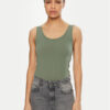 Vero Moda топ Lulu 10326294 Зелен Regular Fit за Жени цена
