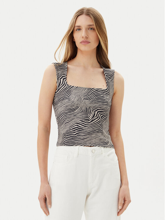 Vero Moda топ Million 10312751 Бежов Slim Fit за Жени цена