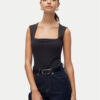 Vero Moda топ Million 10312751 Черен Slim Fit за Жени цена