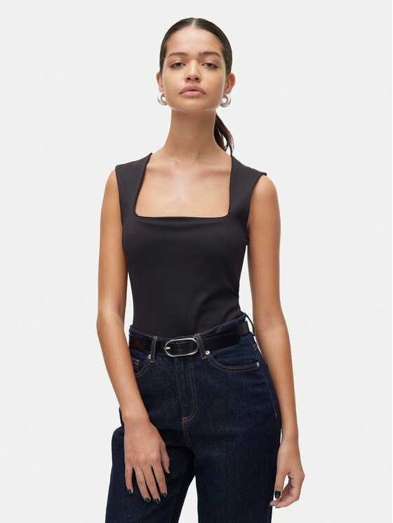 Vero Moda топ Million 10312751 Черен Slim Fit за Жени цена
