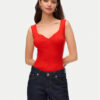 Vero Moda топ Willow 10326450 Червен Slim Fit за Жени цена