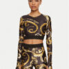 Versace Jeans Couture Блуза 77HAH218 JS360 Черен Slim Fit за Жени цена