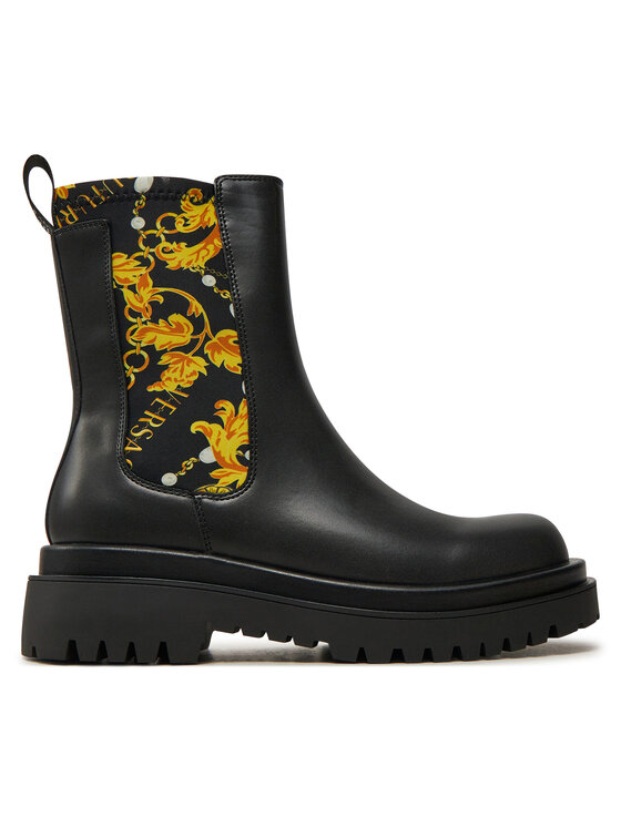 Versace Jeans Couture Боти тип челси Drew 77VA3S60 Черен за Жени цена