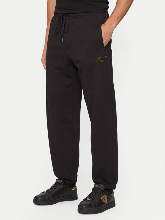 Versace Jeans Couture Долнище анцуг 77GAAT08 Черен Regular Fit за Мъже цена