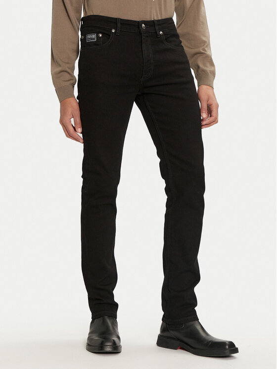 Versace Jeans Couture Дънки 77GAB5S0 Черен Slim Fit за Мъже цена