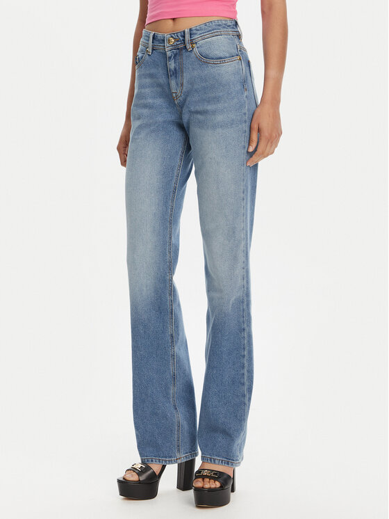 Versace Jeans Couture Дънки 78HAB5D8 Тъмносин Slim Fit за Жени цена