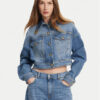 Versace Jeans Couture Дънково яке 78HAS450 Син Relaxed Fit за Жени цена