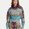 Versace Jeans Couture Дънково яке 78HAS4P0 Цветен Relaxed Fit за Жени цена