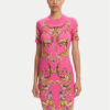 Versace Jeans Couture Ежедневна рокля 78HAO9P9 Розов Slim Fit за Жени цена