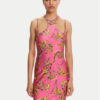 Versace Jeans Couture Коктейлна рокля 78HAO914 Розов Slim Fit за Жени цена