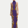 Versace Jeans Couture Официална рокля 78HAO9P5 Виолетов Slim Fit за Жени цена