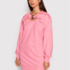 Versace Jeans Couture Суитшърт 73HAO978 Розов Relaxed Fit за Жени цена