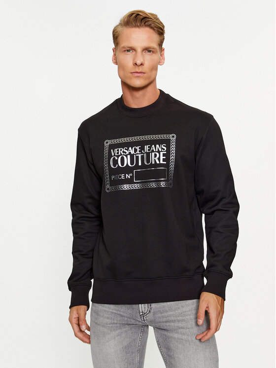 Versace Jeans Couture Суитшърт 75GAIT11 Черен Regular Fit за Мъже цена