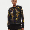 Versace Jeans Couture Суитшърт 77HAI3P9 Черен Regular Fit цвят на ниска цена