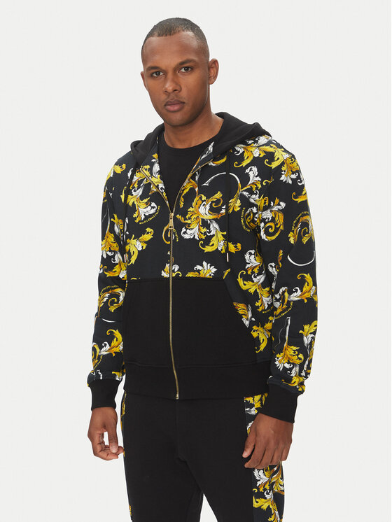Versace Jeans Couture Суитшърт 78GAI3Z1 Черен Regular Fit за Мъже цена