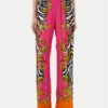 Versace Jeans Couture Текстилни панталони 78HAA1P2 Розов Straight Fit за Жени цена