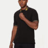 Versace Jeans Couture Тениска с яка и копчета 76GAGT00 Черен Regular Fit за Мъже цена