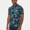 Versace Jeans Couture Тениска с яка и копчета 78GAG6S0 Тъмносин Regular Fit за Мъже цена