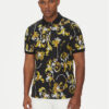 Versace Jeans Couture Тениска с яка и копчета 78GAG6S0 Черен Regular Fit за Мъже цена