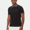 Versace Jeans Couture Тениска с яка и копчета 78GAGT02 Черен Regular Fit за Мъже цена