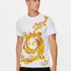 Versace Jeans Couture Тишърт 76GAH6SW Бял Regular Fit за Мъже цена