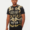 Versace Jeans Couture Тишърт 77GAH6SC Черен Regular Fit за Мъже цена