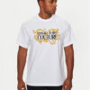 Versace Jeans Couture Тишърт 77GAHE05 CJ00E Бял Regular Fit за Мъже цена
