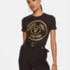 Versace Jeans Couture Тишърт 77HAHT02 CJ03T Черен Slim Fit за Жени цена