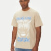 Versace Jeans Couture Тишърт 78GAHT06 Бежов Regular Fit за Мъже цена