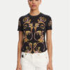 Versace Jeans Couture Тишърт 78HAH6P8 Черен Slim Fit за Жени цена