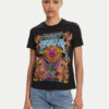 Versace Jeans Couture Тишърт 78HAHC03 Черен Regular Fit за Жени цена