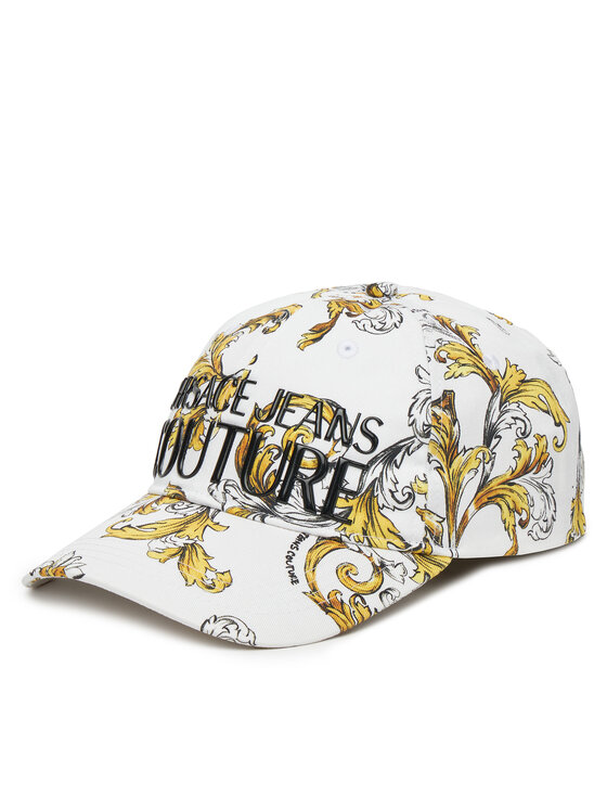 Versace Jeans Couture Шапка с козирка 78VAZK10 Бял за Жени цена