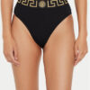 Versace Класически бикини с висока талия AUD01050 1A10011 Черен за Жени цена