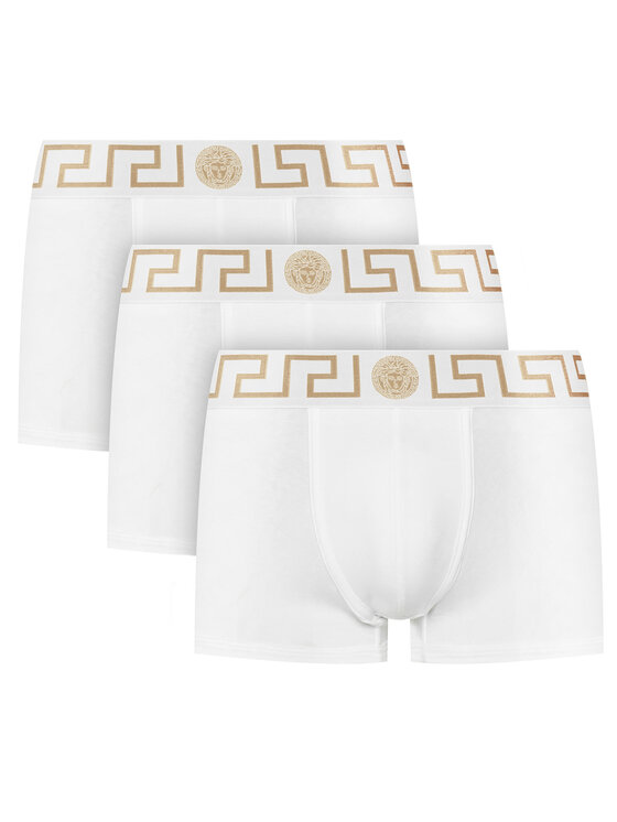 Versace Комплект 3 чифта боксерки AU10326 Бял за Мъже цена