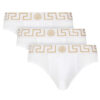 Versace Комплект 3 чифта слипове AU10327 Бял за Мъже цена