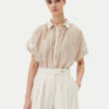 ViCOLO Блуза TD0342 Бежов Relaxed Fit за Жени цена