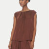ViCOLO Блуза TD0763 Кафяв Regular Fit за Жени цена
