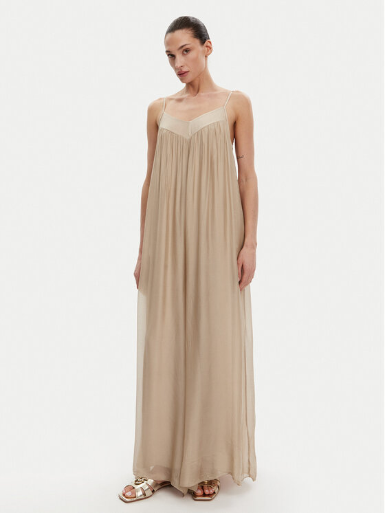 ViCOLO Гащеризон TD0588 Бежов Relaxed Fit за Жени цена