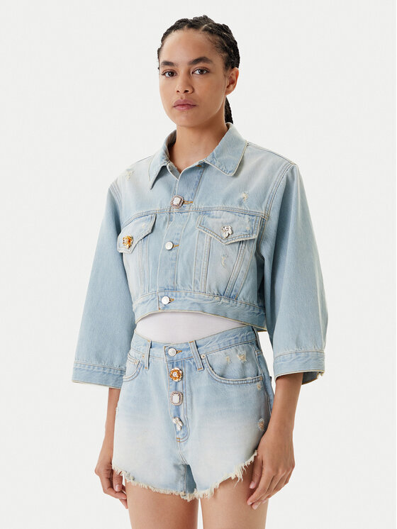 ViCOLO Дънково яке DD5097 Светлосиньо Regular Fit за Жени цена