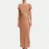 ViCOLO Официална рокля TD0767 Кафяв Regular Fit за Жени цена
