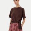 ViCOLO Тишърт UD0043 Кафяв Regular Fit за Жени цена