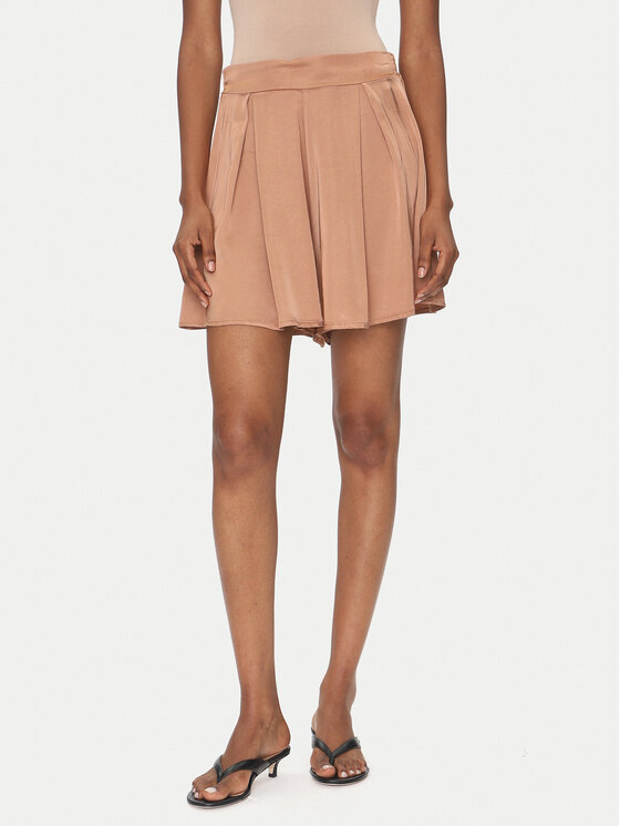 ViCOLO Шорти от плат TD0764 Бежов Regular Fit за Жени цена
