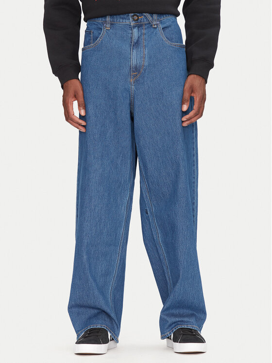 Volcom Дънки Chillow A1912502 Син Loose Fit за Мъже цена