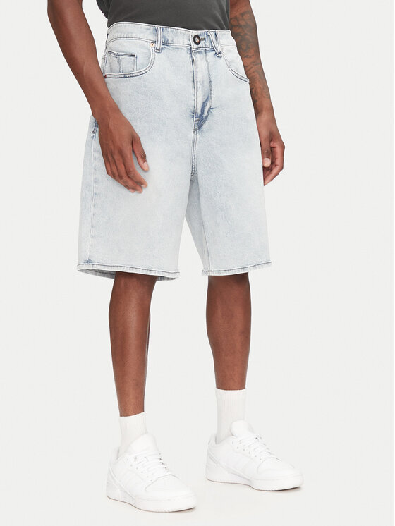 Volcom Дънкови шорти Billow A2012200 Син Relaxed Fit за Мъже цена
