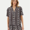 Volcom Риза Sun Stunner B0412500 Черен Boxy Fit за Жени цена