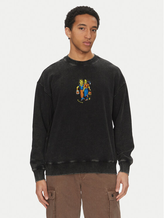 Volcom Суитшърт Bob Mollema A4612504 Сив Loose Fit за Мъже цена
