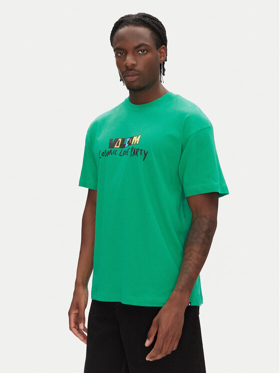 Volcom Тишърт Bob Moleema A4312554 Зелен Loose Fit за Мъже цена