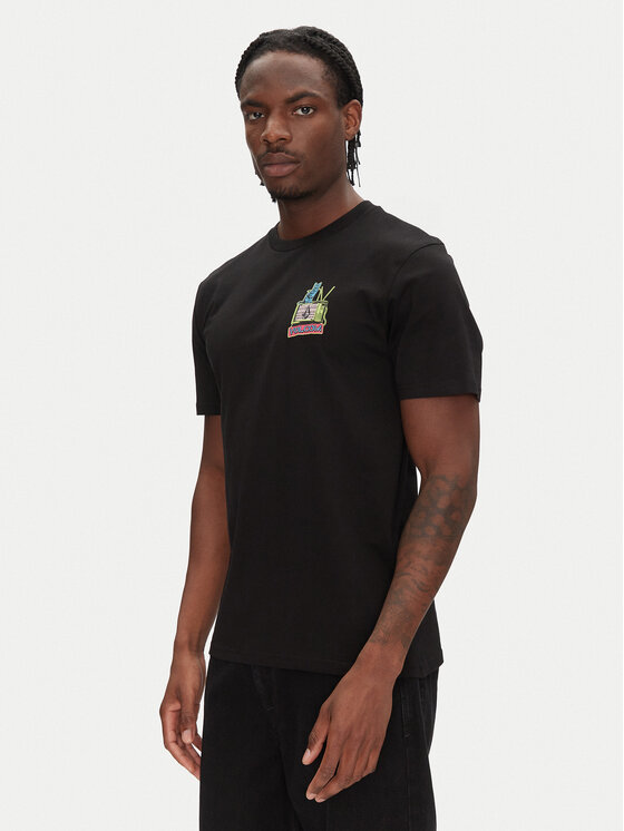 Volcom Тишърт Catv A3512552 Черен Classic Fit за Мъже цена