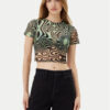 Volcom Тишърт Filip Rygalski B0112506 Цветен Slim Fit за Жени цена